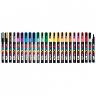 Mitsubishi Uniposca POSCA Marker PC-3M Một màu Cá nhân TẤT CẢ các màu