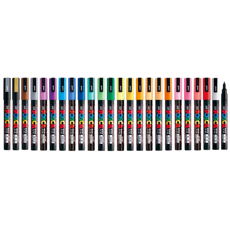 Mitsubishi Uniposca POSCA Marker PC-3M Một màu Cá nhân TẤT CẢ các màu