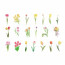 Miếng dán trang trí nhật ký hoa tulip