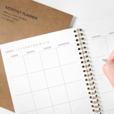 Nhật ký 2 tuổi A5 Classic Hàng tháng Kế hoạch hàng tháng