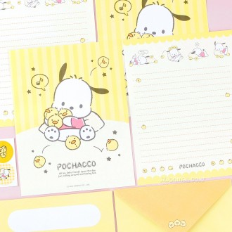 Bộ văn phòng phẩm nhân vật Sanrio - Pochaco (10EA)