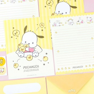 Bộ văn phòng phẩm nhân vật Sanrio - Pochaco (10EA)