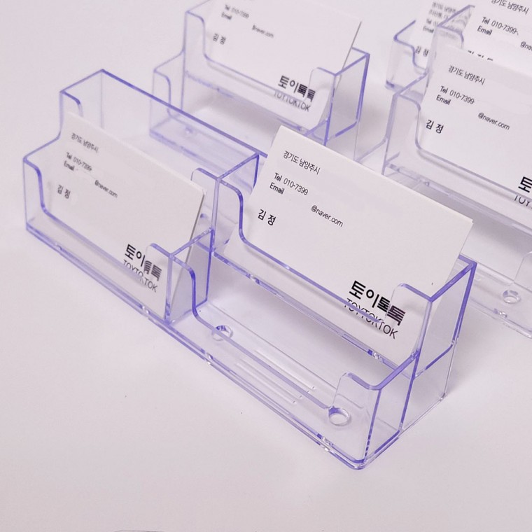 Hộp đựng danh thiếp acrylic Hộp đựng danh thiếp 4 tầng