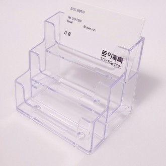 Hộp đựng danh thiếp acrylic Hộp đựng danh thiếp 3 tầng