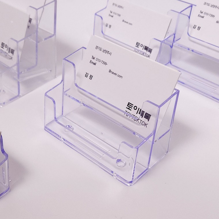 Hộp đựng danh thiếp acrylic Hộp đựng danh thiếp 2 tầng