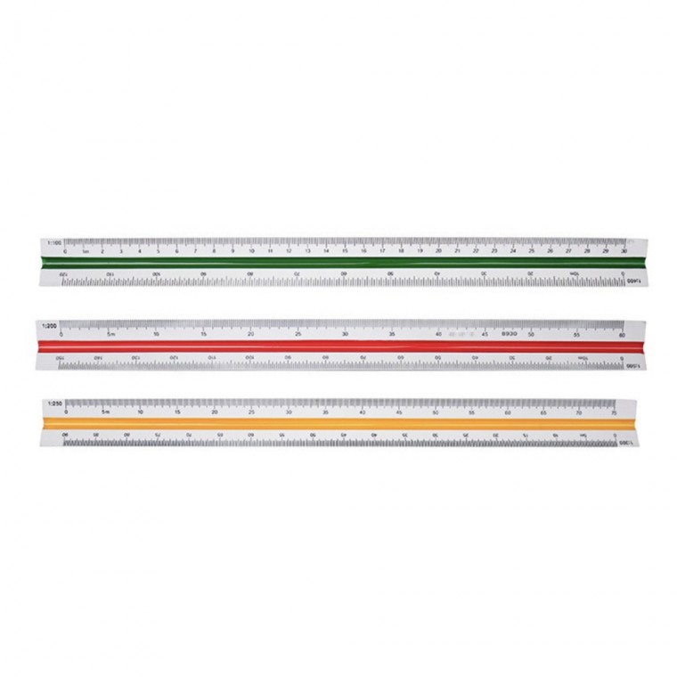 Thước tam giác để vẽ, độ phóng đại cao, độ phóng đại thấp, 30 cm