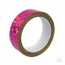 Băng keo hologram 3cm (10m) màu hồng