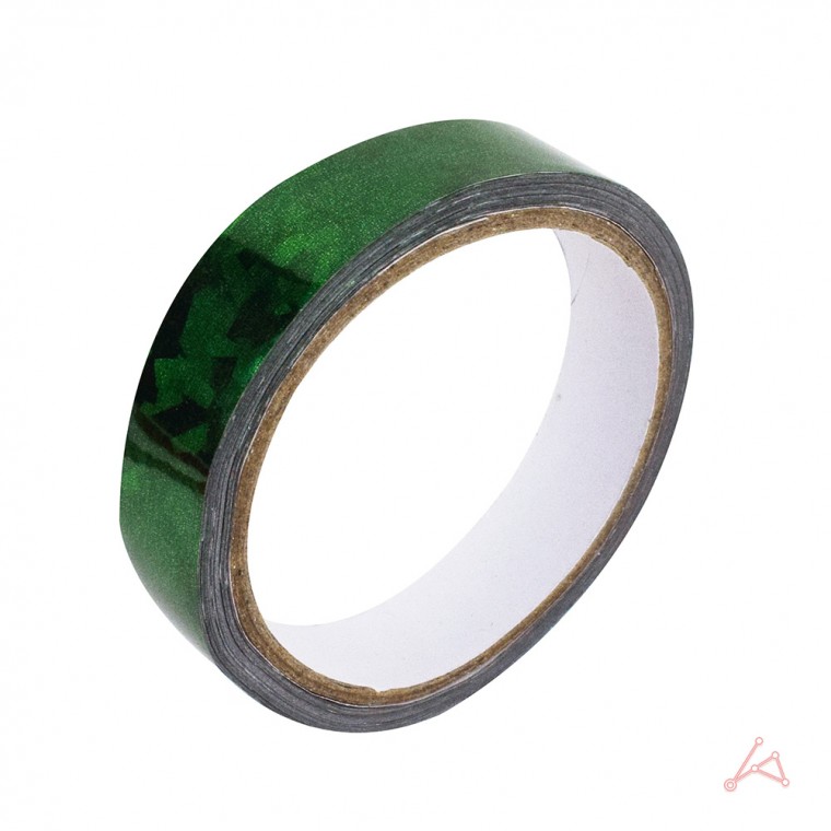 Băng keo ba chiều 2cm (10m) màu xanh lá cây