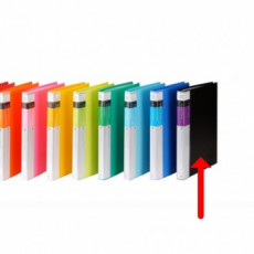 1 tập hồ sơ văn hóa rõ ràng màu đen A4 giấy bên trong 40P