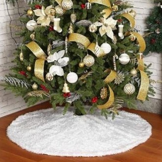 Cây thông Noel Váy trắng Cây che phủ 120cm
