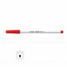 Bút Ký Monami 351 SP 351 Tròn Nip Đỏ 0.7mm 12 cái, 1 gói