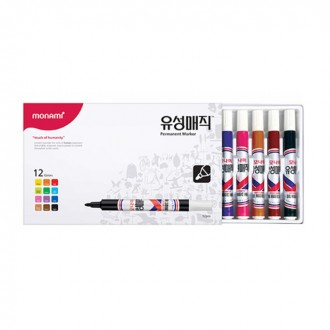 Bộ 12 Màu Monami Oily Magic