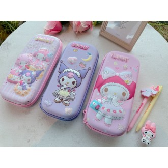 Hộp bút chì mềm squishy lập thể 3D Sanrio (3 loại)