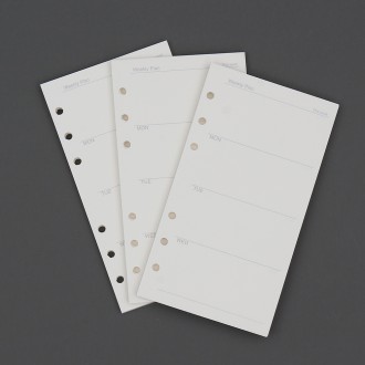 Truyện Chèn nhật ký 6 lỗ (A6) nạp nhật ký hàng tuần