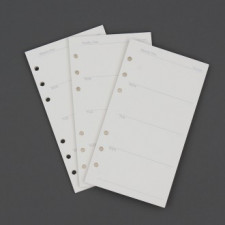 Truyện Chèn nhật ký 6 lỗ (A6) nạp nhật ký hàng tuần