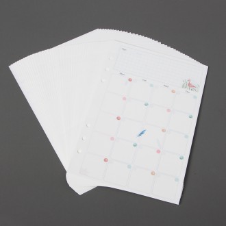 Phụ kiện nhật ký hàng tháng 6 lỗ của Parrot (A5)