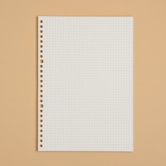 26 lỗ bìa sổ ghi chép giấy bên trong 60 tờ B5 lưới lưới nạp giấy bên trong