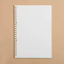 26 lỗ chất kết dính máy tính xách tay giấy bên trong 60 tờ B5 trơn vòng lỏng máy tính xách tay nạp lại