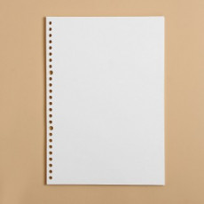 26 lỗ chất kết dính máy tính xách tay giấy bên trong 60 tờ B5 trơn vòng lỏng máy tính xách tay nạp lại