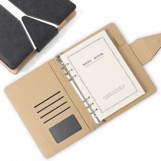 Muốn nhật ký loại sổ (A5) (màu đen) nhật ký da