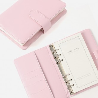 Sổ ghi chép có dây loại nhật ký Daily Pick (A6) (màu hồng)