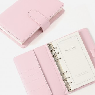 Sổ ghi chép có dây loại nhật ký Daily Pick (A6) (màu hồng)