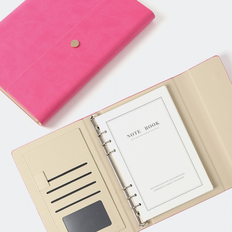 Sổ ghi chép loại nhật ký Plan B (A5) (màu hồng) sổ có dây