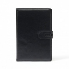 Sổ nhật ký bìa da nhân tạo (màu đen) Sổ làm việc A5