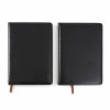 Sổ nhật ký bìa da A5 bộ 2p (đen) có dây