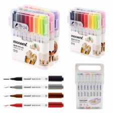 Bút đánh dấu vải Monami 470 8 màu, 12 màu, 16 màu, bộ 24 màu