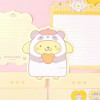 Văn phòng phẩm hình dạng trang phục Sanrio Pom Pom Purin-10EA