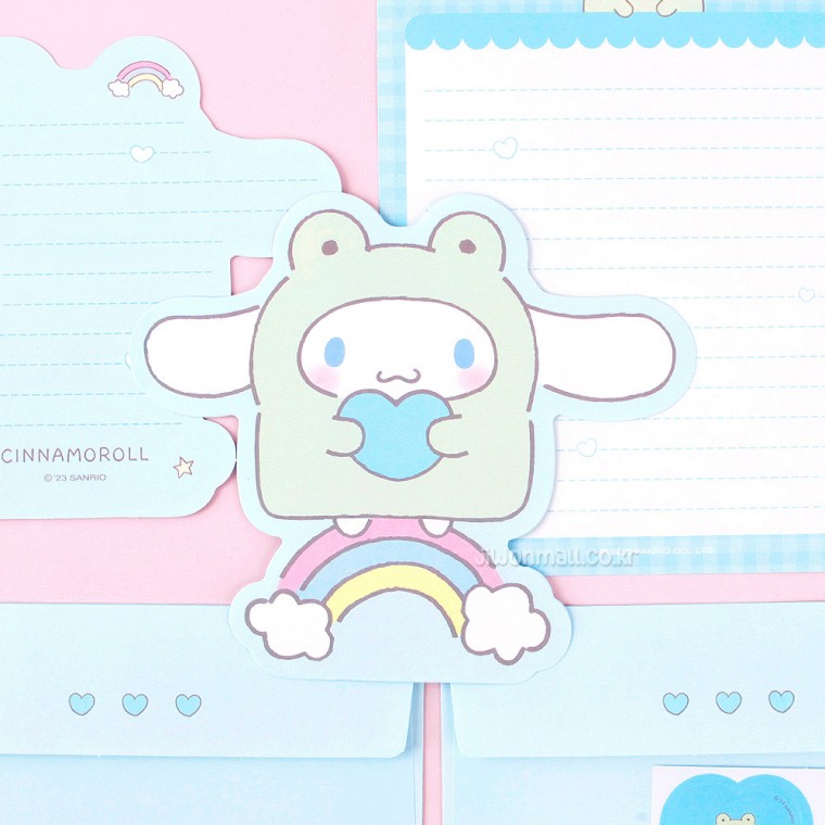 Văn phòng phẩm hình dạng trang phục Sanrio Cinnamoroll-10EA