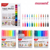 Bút đánh dấu vải Monami 470 8 màu, 12 màu, bộ 16 màu