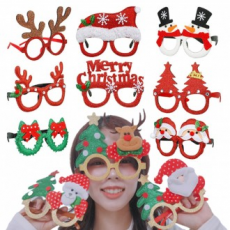 Trang phục đạo cụ dự tiệc kính râm kính giáng sinh