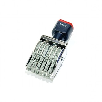 Con dấu tem đánh số thủ công 4mm 6 bước