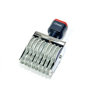 Con dấu tem đánh số thủ công 4mm 8 bước