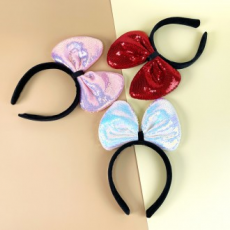 Tiệc sinh nhật băng đô ruy băng sequin