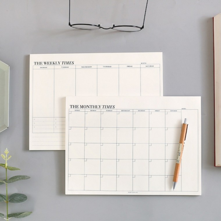 Công cụ lập kế hoạch danh sách kiểm tra việc cần làm hàng tháng hàng tuần