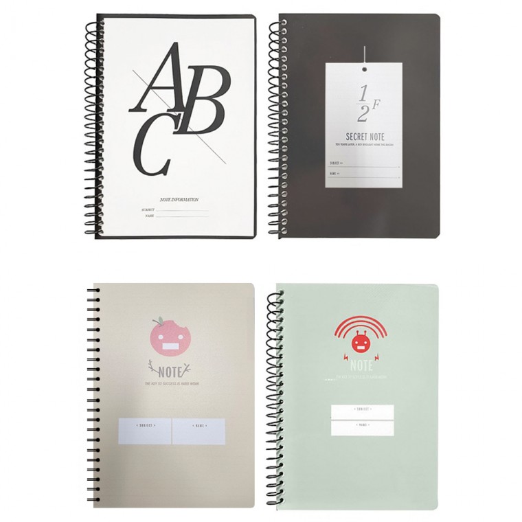 Giá siêu đặc biệt Geunyoung 3000 PP mùa xuân note 25 câu 150x208mm sổ tay có dây ngẫu nhiên