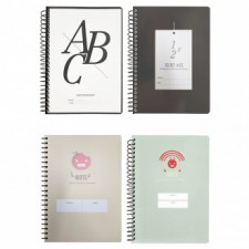 Văn phòng phẩm Oldrim Geunyoung 3000 PP lò xo note 25 câu khổ vừa 150x208mm ngẫu nhiên