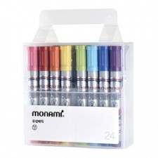 Bộ Màu Monami Oily Magic 24 Màu (Ngòi Tròn)