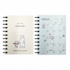 Mặt hàng văn phòng phẩm Oldrim Art Box PP Scheduler Nhật ký Dakku Random