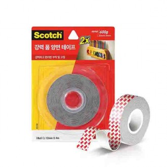 Băng keo hai mặt xốp Scotch 3140 12mm x 4m