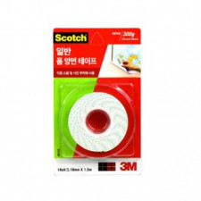 Băng keo hai mặt xốp trơn Scotch 2115 18mm x 1,5m