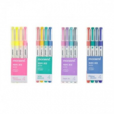 Bộ bút đánh dấu huỳnh quang đôi Essenti 4 màu dành cho cả thí sinh