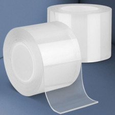 Băng silicon cỡ lớn tái dính hai mặt bảo vệ khe hở phòng tắm trong suốt chống thấm