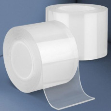 Băng silicon cỡ lớn tái dính hai mặt bảo vệ khe hở phòng tắm trong suốt chống thấm