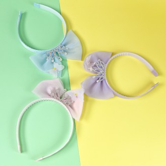 Sự kiện công viên giải trí Crown Butterfly Ribbon Headband