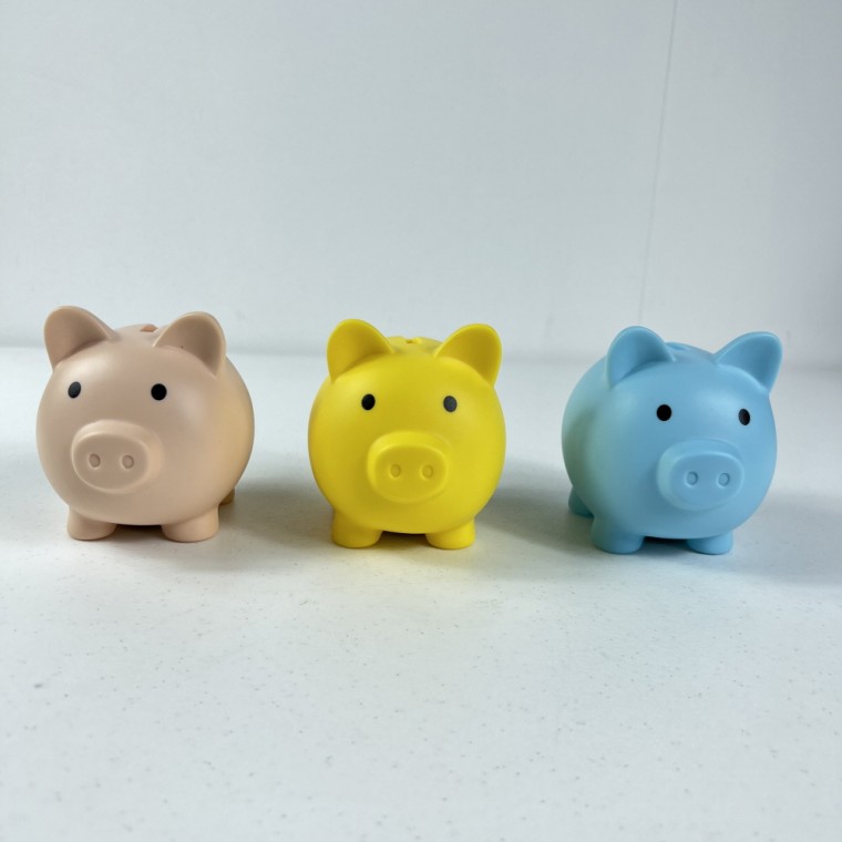 Đạo cụ trang trí nội thất heo đất mini dễ thương