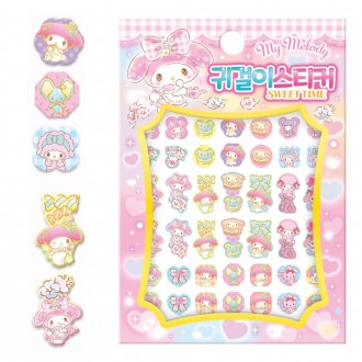 Công ty văn hóa Haksan Nhân vật Sanrio Nhãn dán bông tai giai điệu của tôi Thời gian ngọt ngào